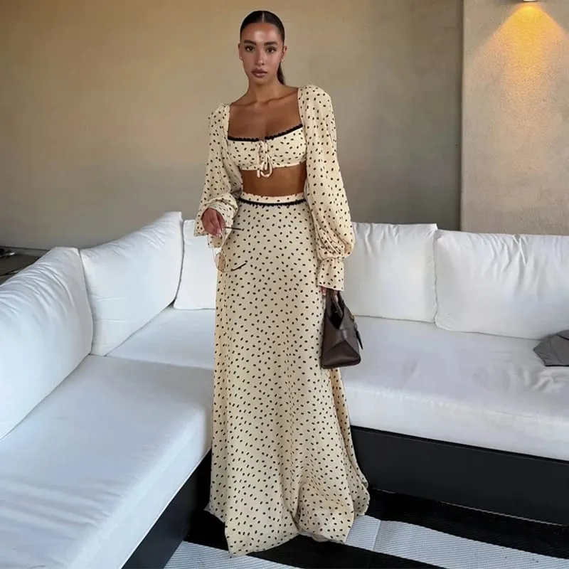 Moda kadın Baskılı Fırfırlı Elbise Zarif Kısa Kollu Kadın V Yaka Maxi Elbiseler 2026 Yaz Zarif Yeni Bayan vestidos