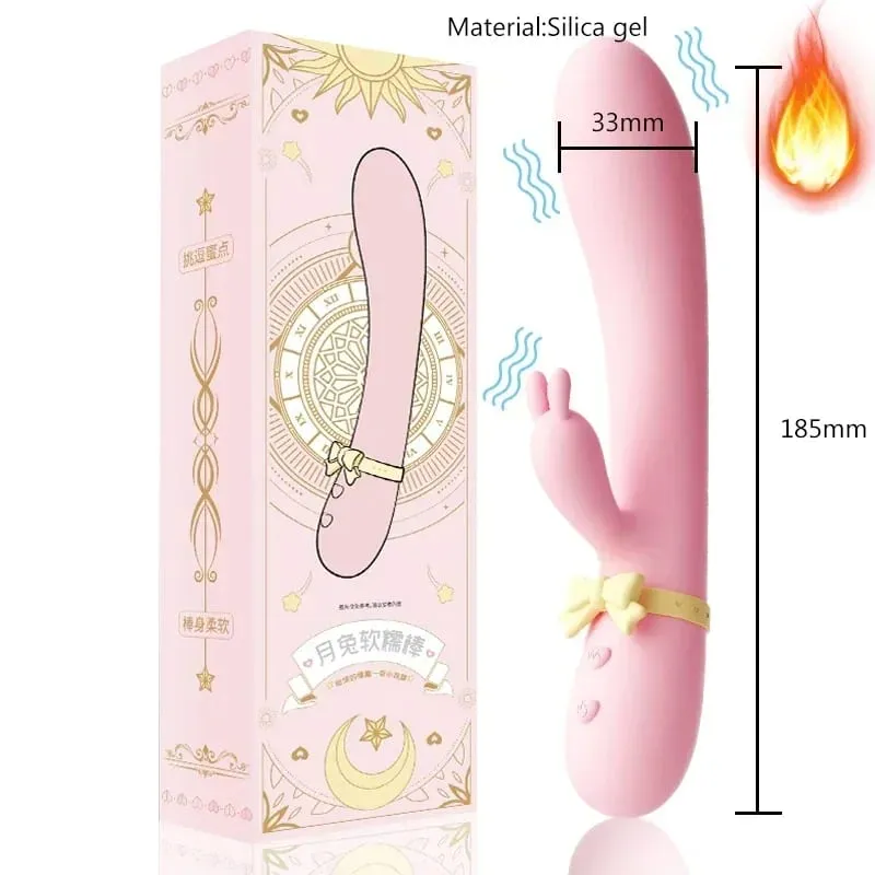 Kadın için vibratör seks oyuncak Silikon Tavşan Vibratör USB Şarj Edilebilir Su Geçirmez G-spot Uyarıcı Klitoral Stimülatör UYO