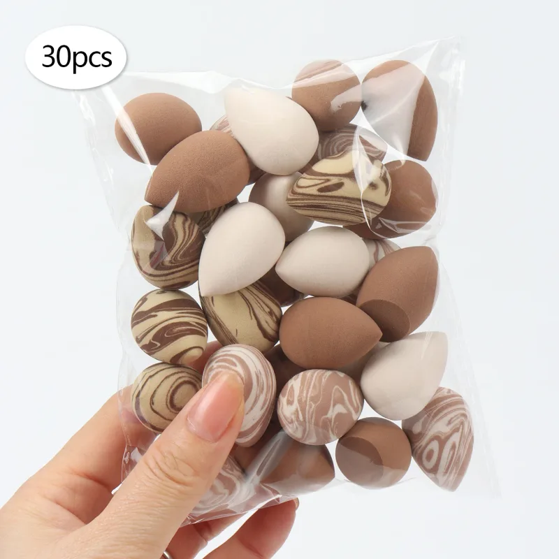 10/20/30/50/100Pcs Mini Makeup Sponges Expand When Exposed to Water Can Be Used Both Wet and Dry Suitable for All Skin Types