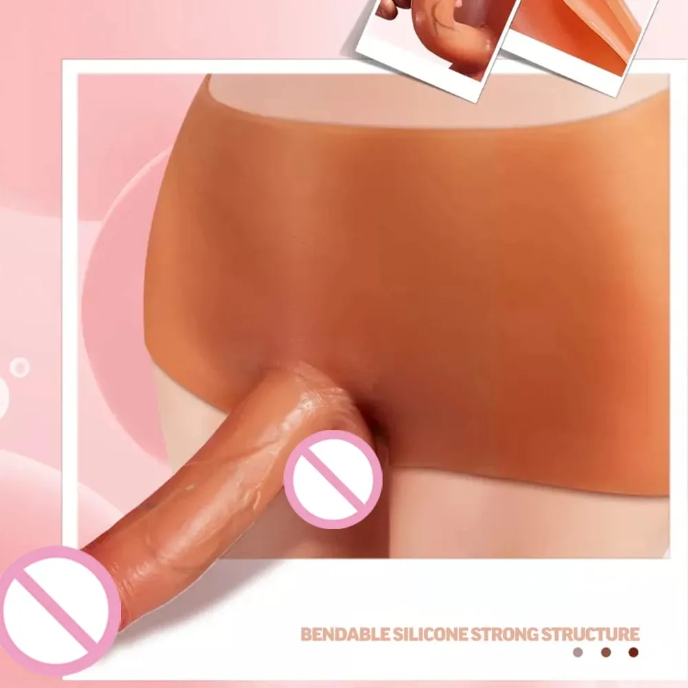 Mainan Seks Wanita Dewasa Tali Pengikat Celana Dalam Dildo Dapat Dipakai Mainan Lesbian Stimulator Klitoris Kontol Besar Silikon Elastis Tinggi