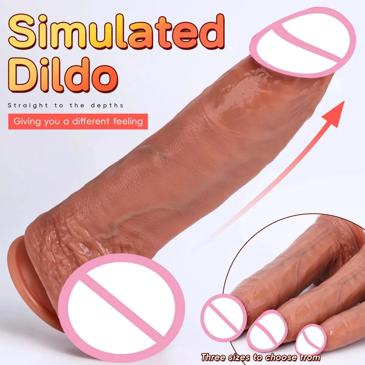 3 Sizes Realistic XXL Thick Penis Soft Silicone Dildo Male Genitals Vaginal Masturbation Suction Cup Dick Woman Anal Sex Toys 18