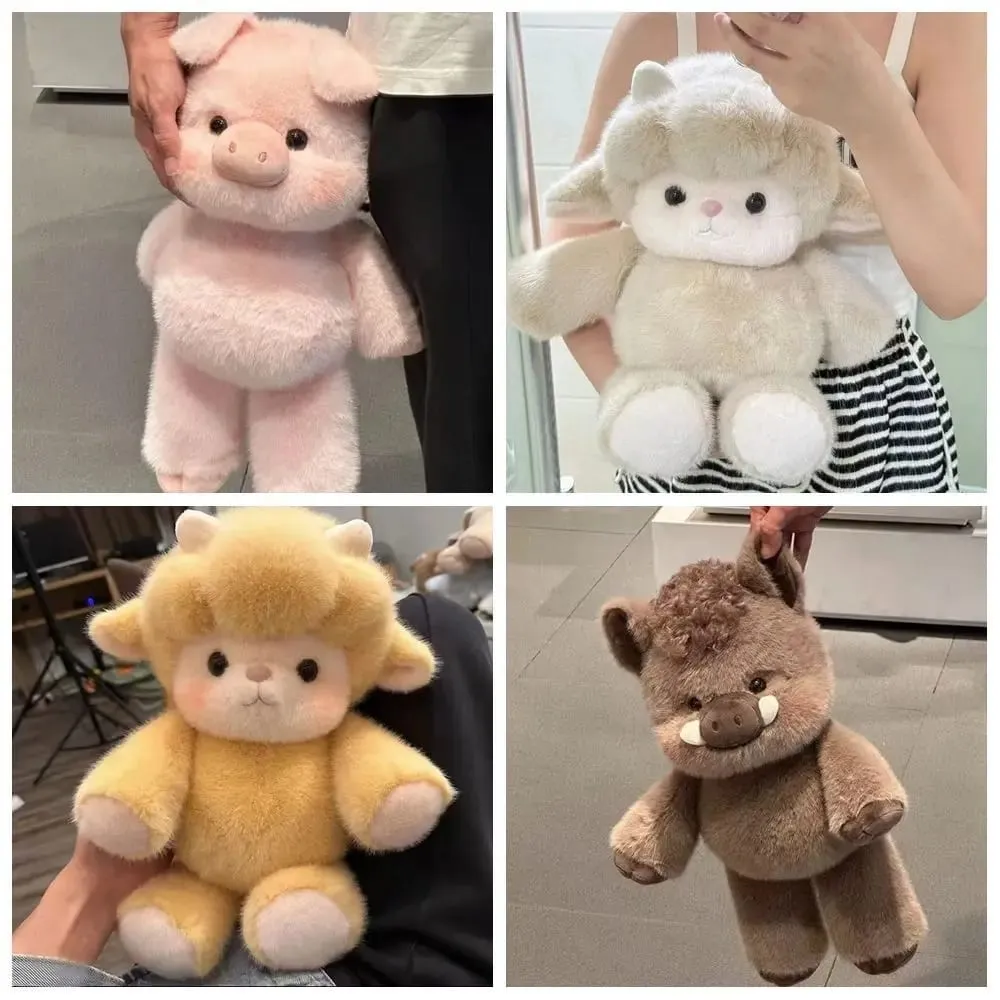 Creative Gift Soft Pig Stuffed Animal Plush Pillow Emotional Support 17.7inch Stuffed Animals Plush Cute Stuffed Toys