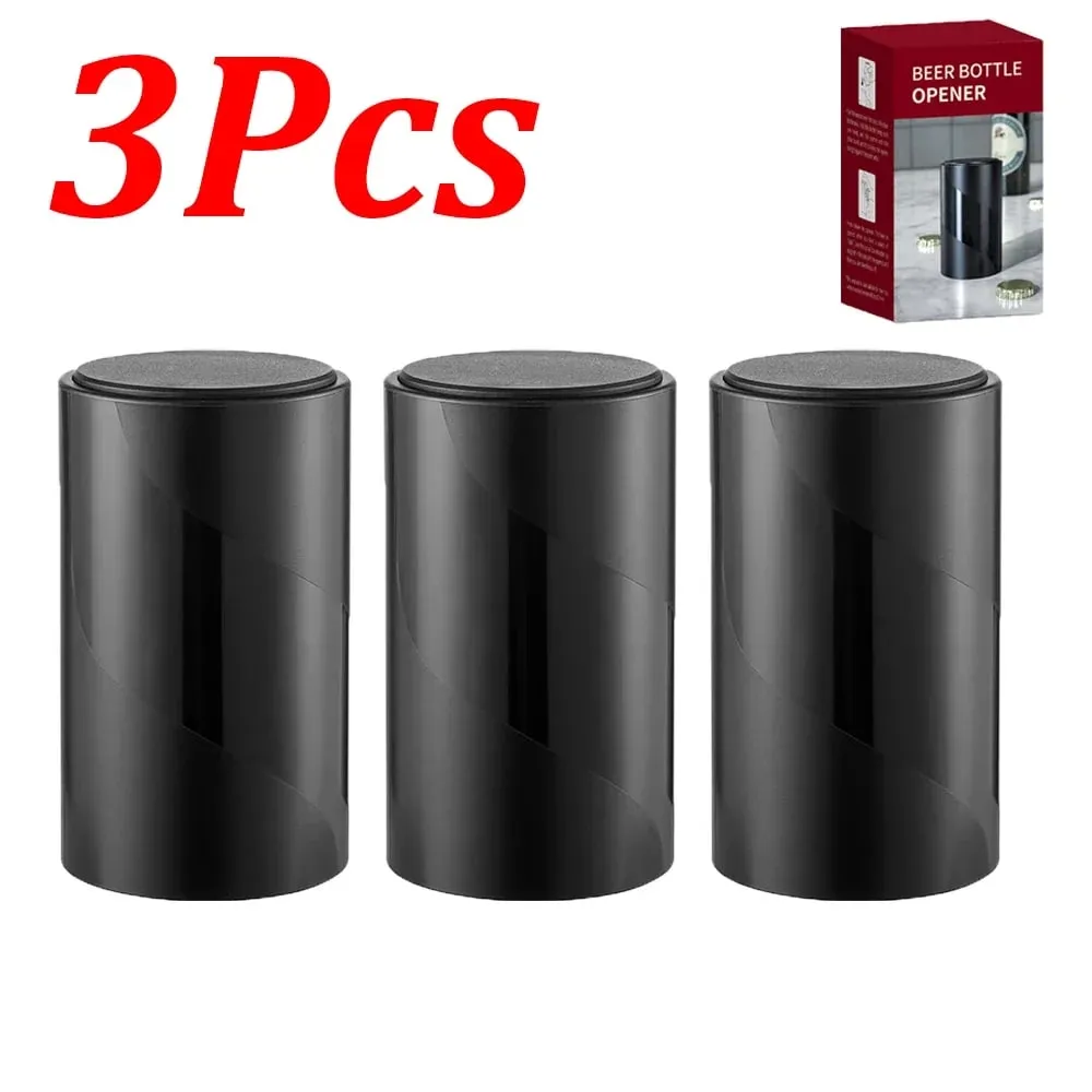 1-4Pcs Beer Bottle Opener Push Down Bottle Small Portable Opener Automatic Beer Opener for Home Party Bars Picnic Camping Hiking
