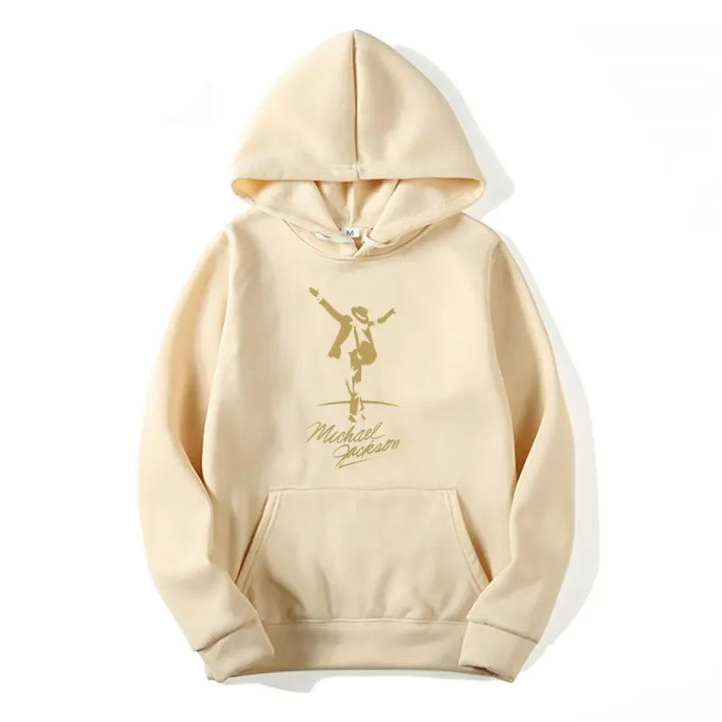2026 Michael Jackson Gold Men Hoodies