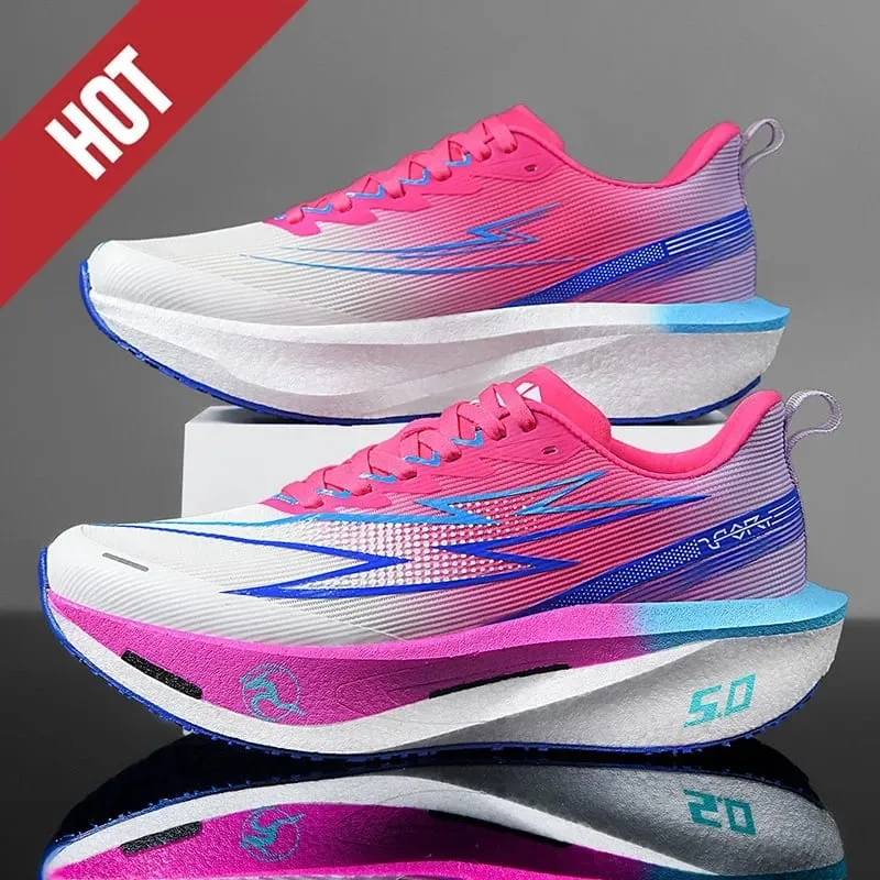 2026 Men Women Marathon Running Shoes Air Cushion Breathable Lightweight Athletic Jogging Gym Racing Sports Sneakers Tennis
