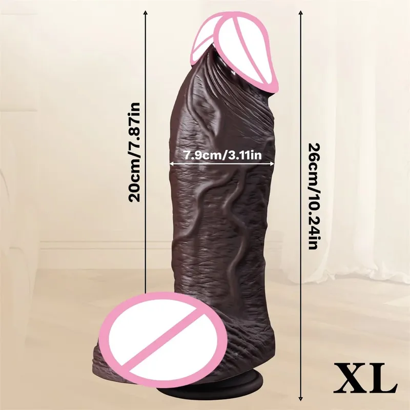 Super Makapal Makatotohanang Balat Dildos para sa Anal Napakalaking Sex Toys Silicone Woman Vagina Adult Masturbator Cock Bakla Malaking Dick Butt plug 18+