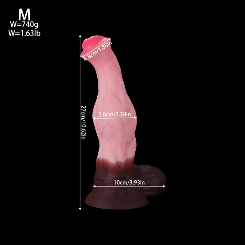 Huge Soft Silicone Knot Horse Dildo Large Long Realistic Thick Suction Cup Dildos For Women Men Big Animal Penis Adult Sex Toys