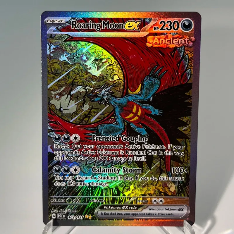 Prismatic Evolutions PKM Cards PTCG5-A GX Rainbow Umbreon Sylveon Leafeon ex Rare Collection Battle Toys Gifts for Hobbies