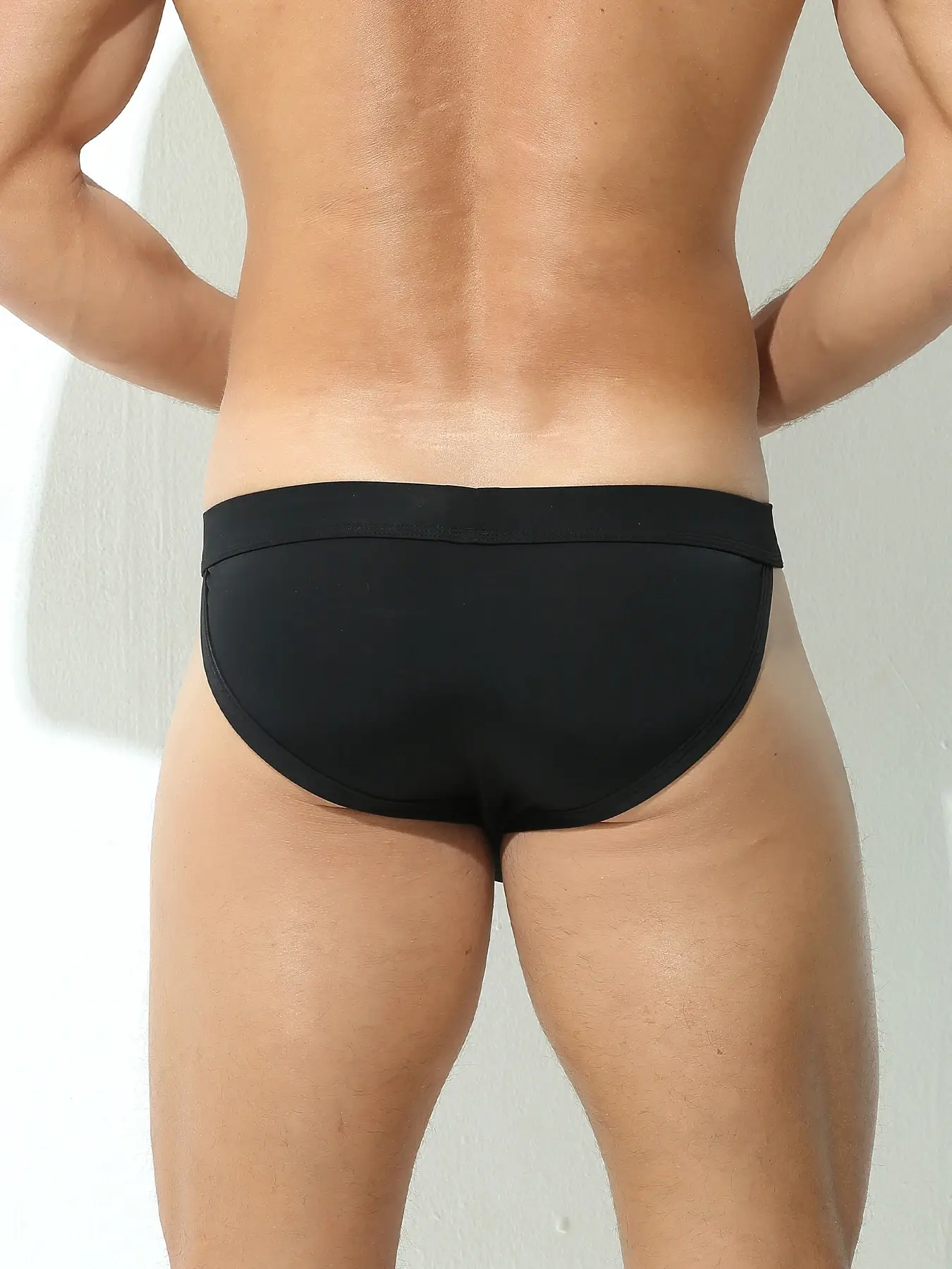 Men's Solid-Color Low-Waist Triangle Underwear Breathable Sexy Bottom Pants Trendy 1-Piece Set Mature Style Promotional Price 3256810137433803