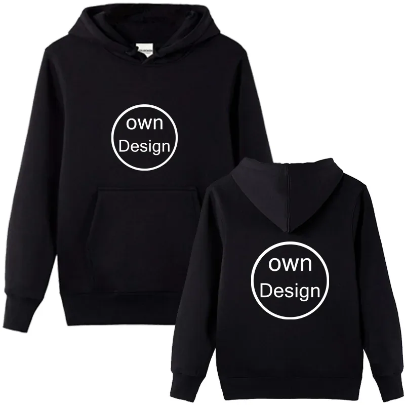 Your Own Design Brand Logo Picture Personalized Hoodie Custom Men Women Text DIY Hoodies Sweatshirt Casual Hoody Clothes
