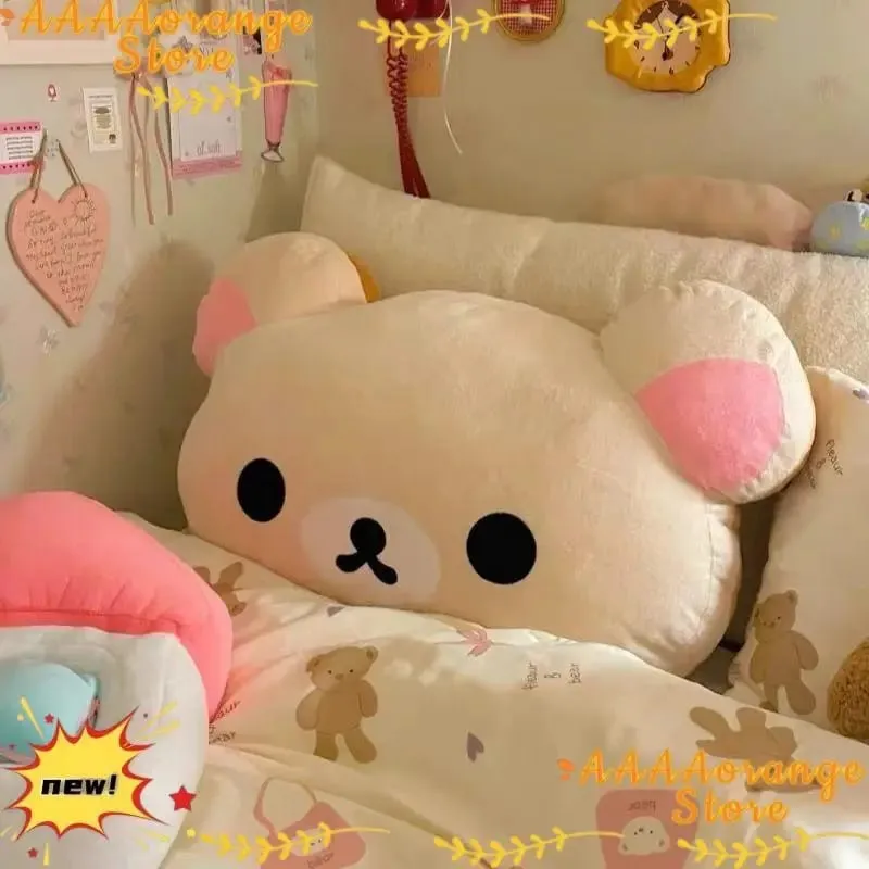 Best-Selling 40cm Kawaii Rilakkuma Plush Warm Hand Pillow Cartoon Bear Peluche Stuffed Toy Desk Decoration Item Cute Gift Toys