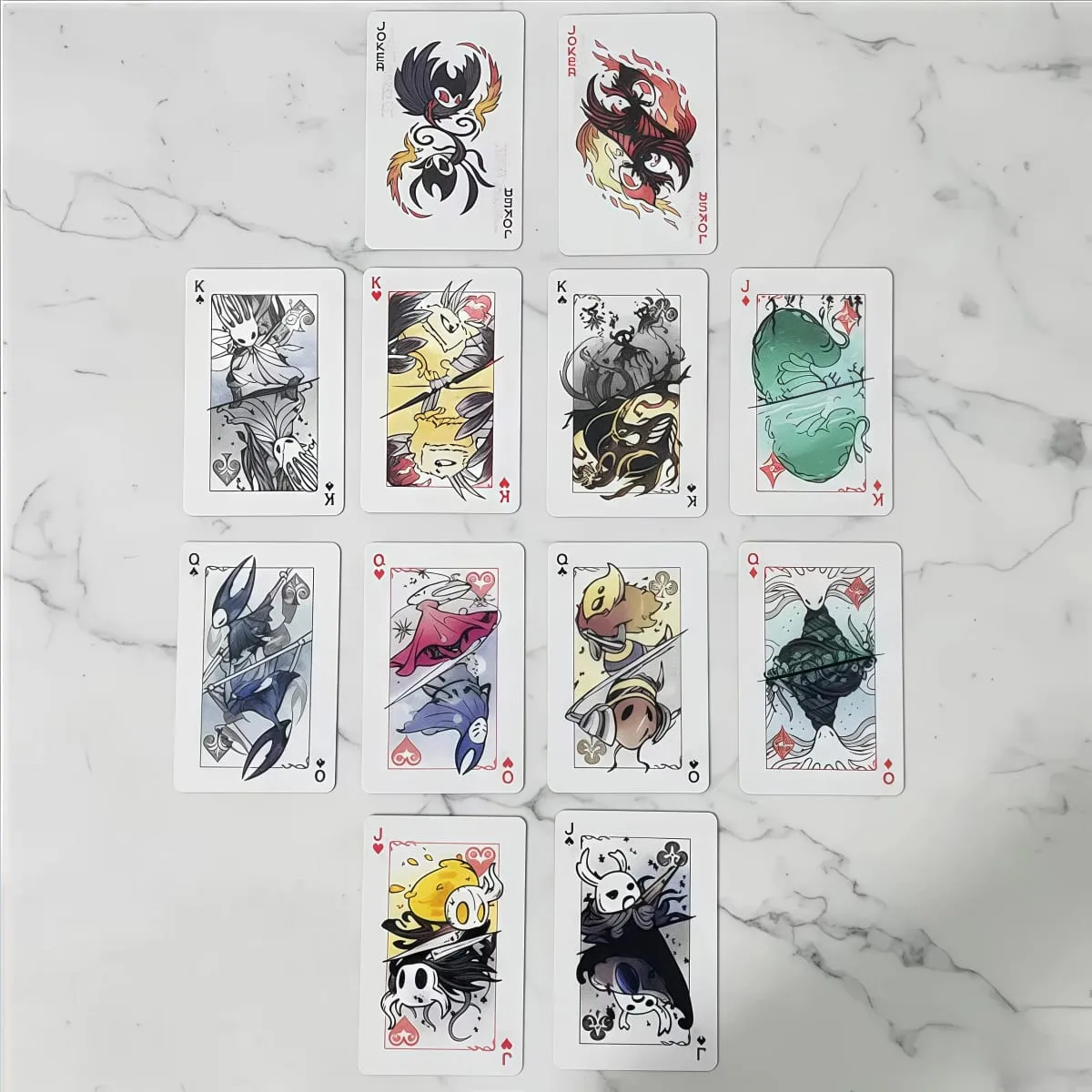 Hollow Knight Standard Poker Card Family Party Board Game Playing Cards Group Portable Creative Board Gift Collection Pokers