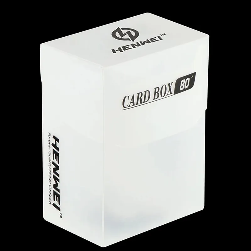 80+Card Deck Box PP Material Portable Many Color TCG Cards Case for MTG/YGO/TCG Gathering PP Storage