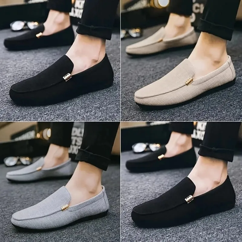 [Men's Classic Loafers] Men's Fashion Trendy Classic Versatile Loafers Suitable for Business Travel And Daily Commute Ideal As Birthday And Christmas Gifts