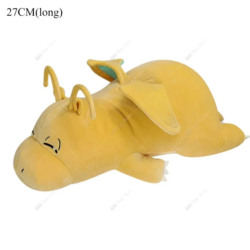 Hot Sale Pokemon Mega Charizard X Sleeping Plush Pillow Series Cute Garchomp Mew Umbreon Cubone Sofa Cushion Stuffed Peluche Toy