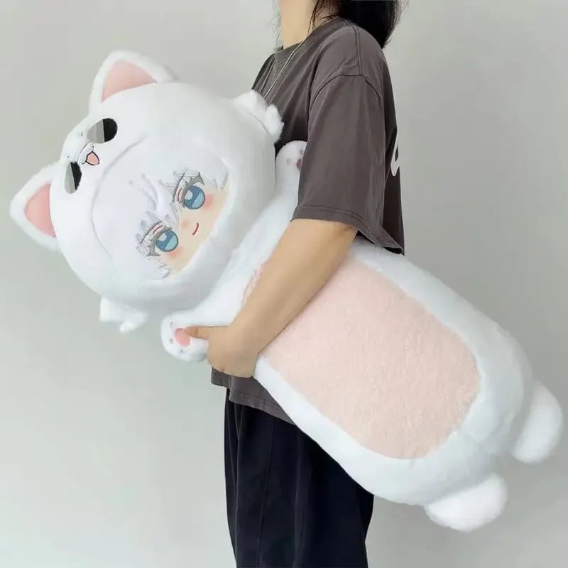 80cm Jujutsu Kaisen Plush Toys Gojo Satoru Geto Suguru Long Body Hugging Doll Cute Stuffed Animals Soft Sofa Cushion Plushie