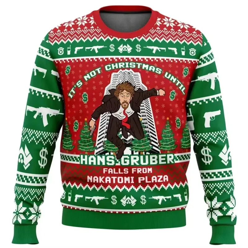 Family Guy 3D Print Christmas Ugly Sweater Style Casual Festival Theme Jacket for Men And Women Autumn Winter Outerwear