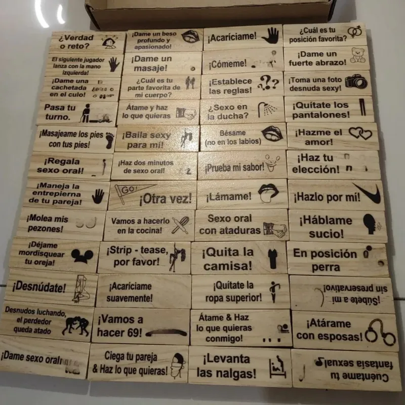 48Pcs Wooden Sex Block Tumbling Tower Stacking GamesGame For Adults Sex Toys Valentine For Couples Erotica Party SM Block