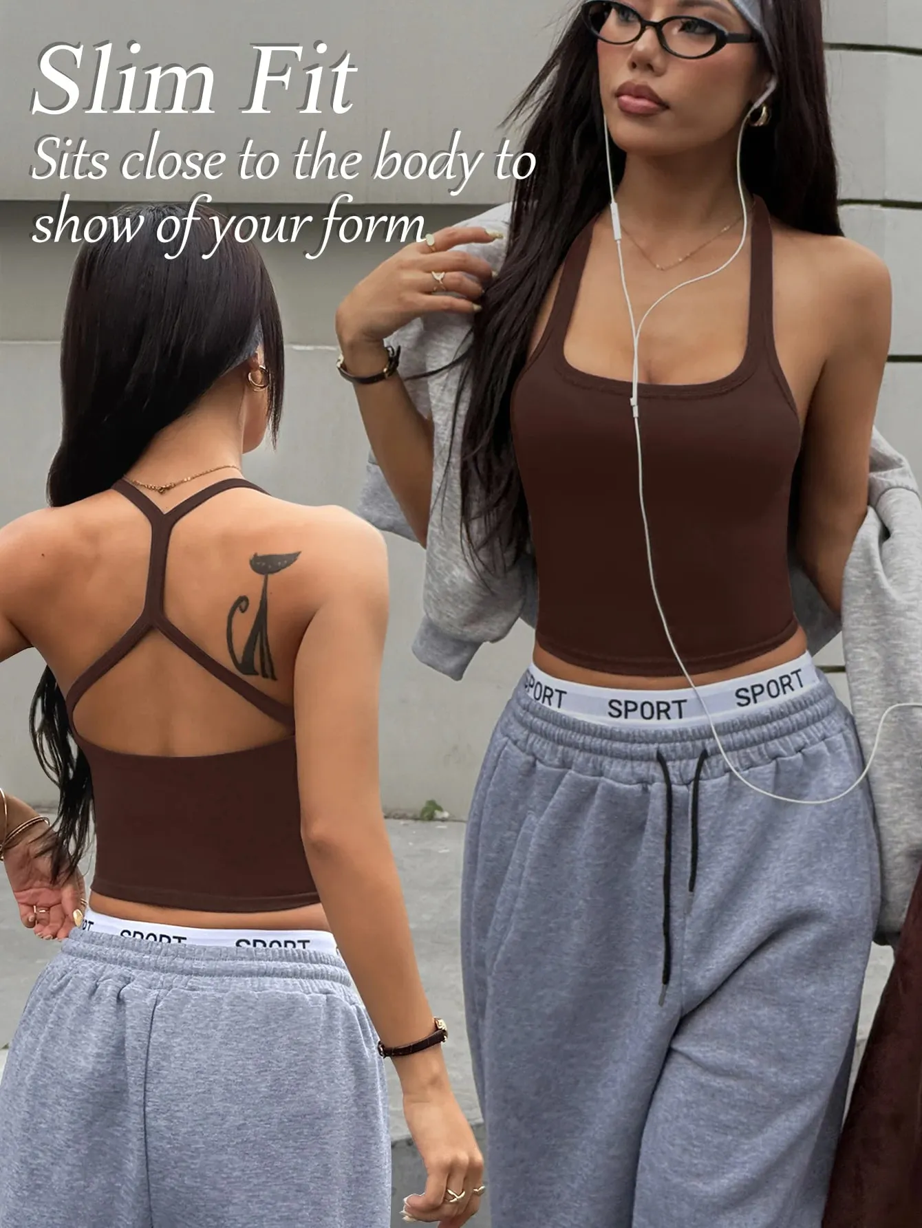 Beautiful Back Sports Bra Women's Outerwear Running Shock-Absorbing Training Fitness Bra Camisole Top Yoga Suit Vest — image 8
