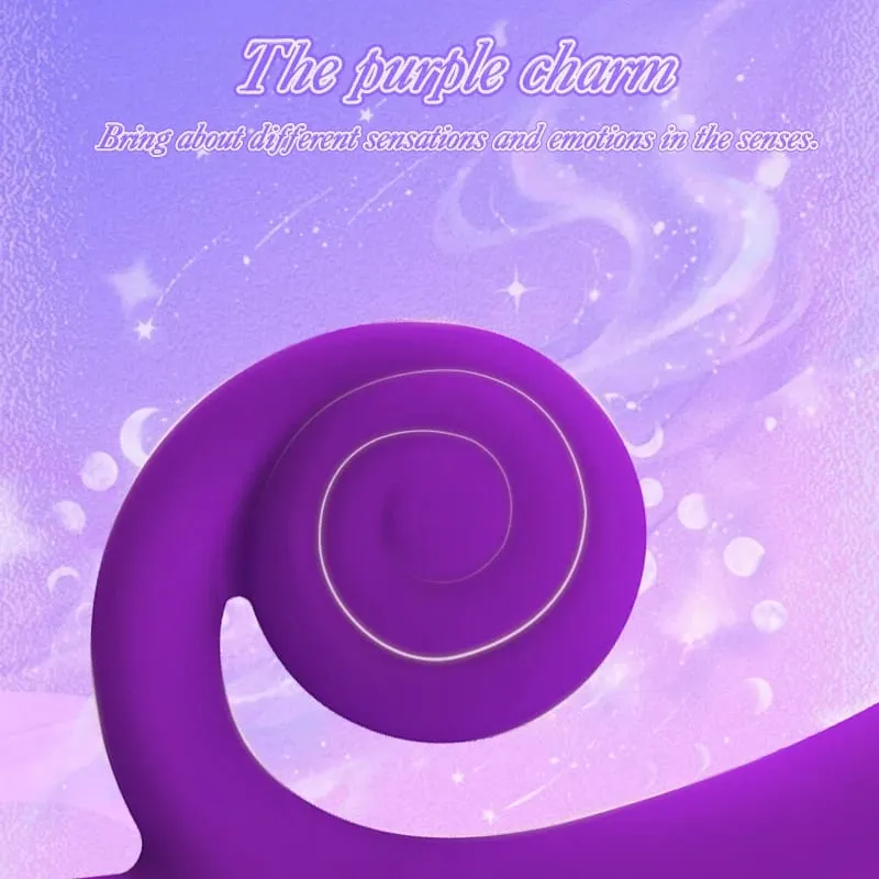 Snail Vibrator G-spot Dildo Penetration Flexbile Snail for Perfect Clit Fit Stimulaiton 10 Modes Pleasur Sex Toy for Womanz