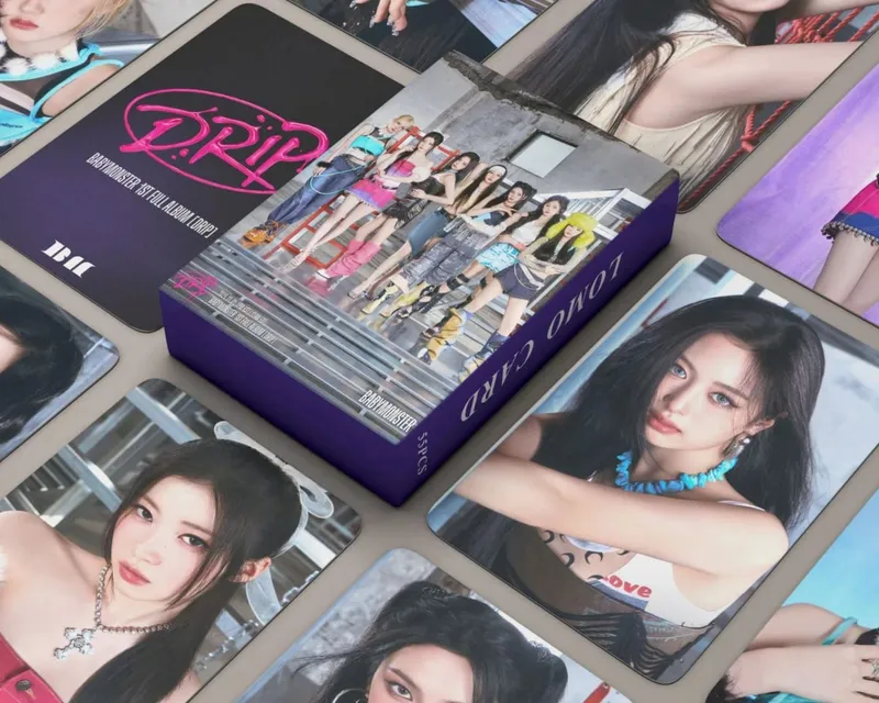 55PCS Kpop Hot Girls Group New Ablum "CHOOM" High Quality Photocards RUKA AHYEON RORA PHARITA RAMI ASA CHIQUITA HD Lomo Cards
