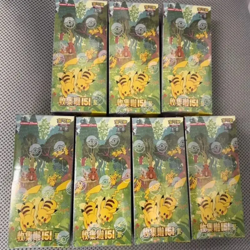 In Stock Simplified Chinese TCG SV 151 Series Cards Ponyta Gengar Rare Holo Collectible Trading Card Game Gift Toy Fans