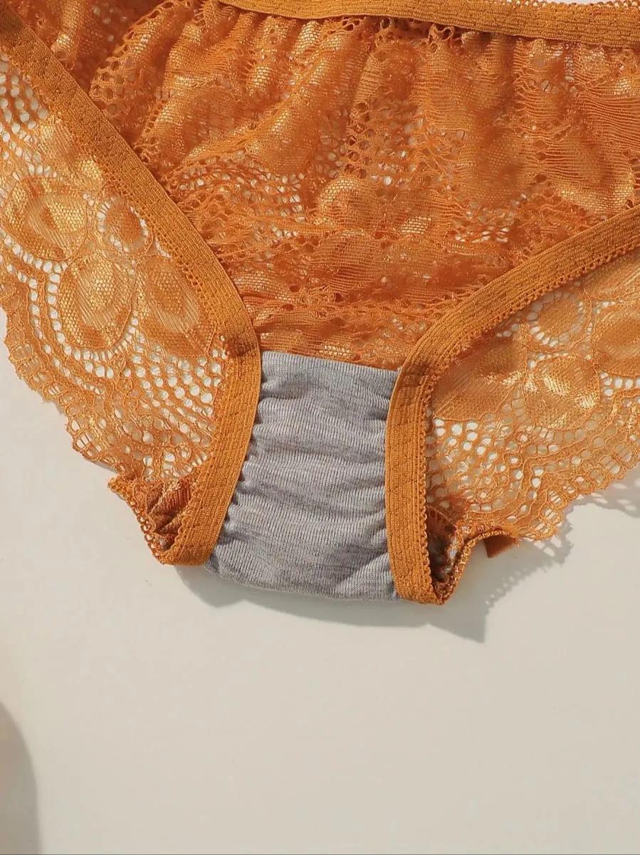 Viomisha Women Lace Underwire Bra and Panty Set Push Up Lingerie See Through Bra Set Sexy Comfortable Bras for Women Daily Gifts
