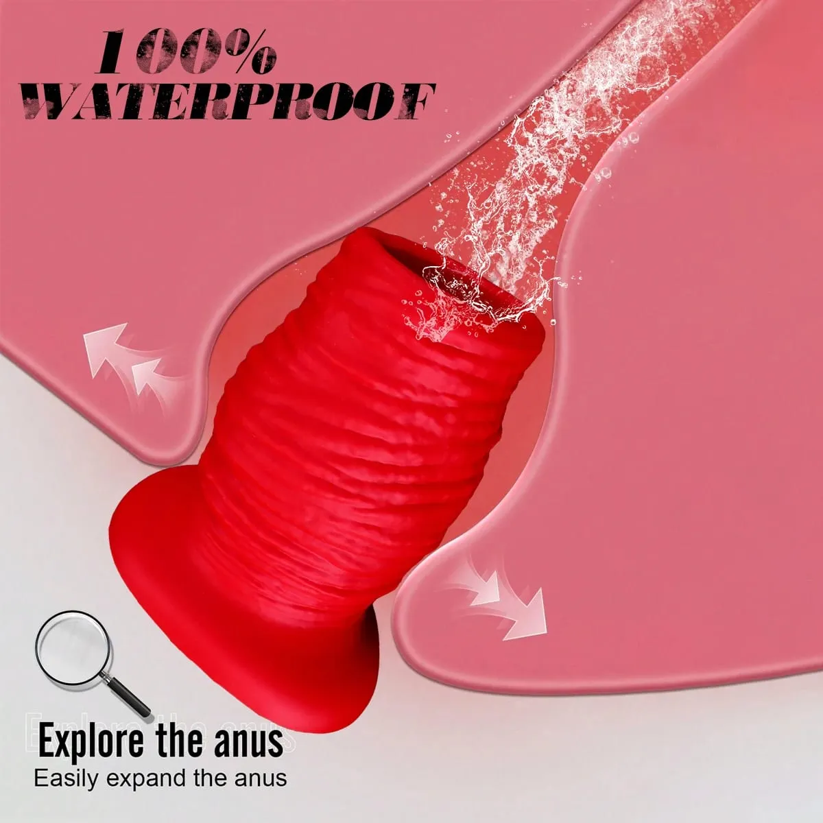 Hollow Butt Plug Silicone Huge Anal Plug Speculum Peep Sex Toys For Women Men Gay Fisting Boxing Gloves Enema Flushing Adult Toy