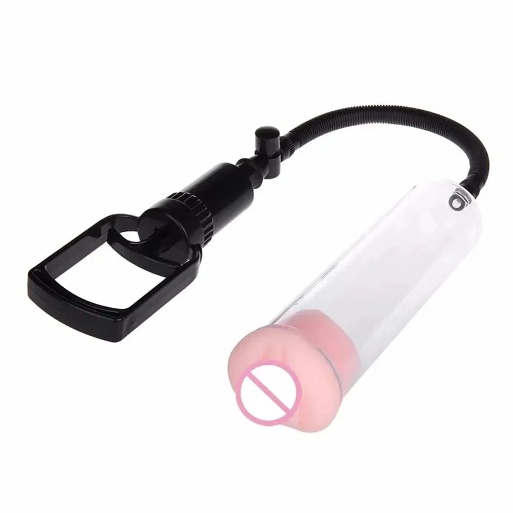 Penis Enlargement Manual Vacuum Pump Sex Toy Dick Stimulate Extender Masturbator Male Penis Vacuum Pump Big Cock Lasting Trainer