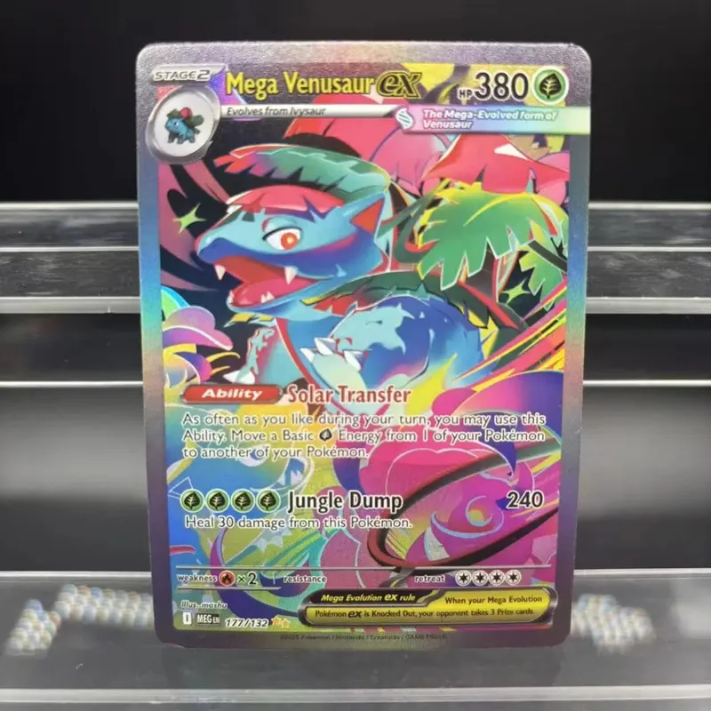 DIY Collection Cards EN Mega Symphonia Mega Brave Gardevoir Lucario Self Made Single Card Classic Game Anime Card Gift Toy