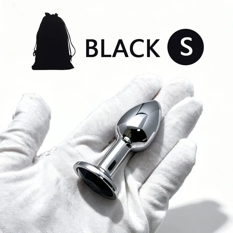 XS/S/M/L/XL Metal Anal Plug Butt Plug Sex Toy Butt Toy for Women Men Couples Adult Game Masturbator Anal Diamond Sex Toys