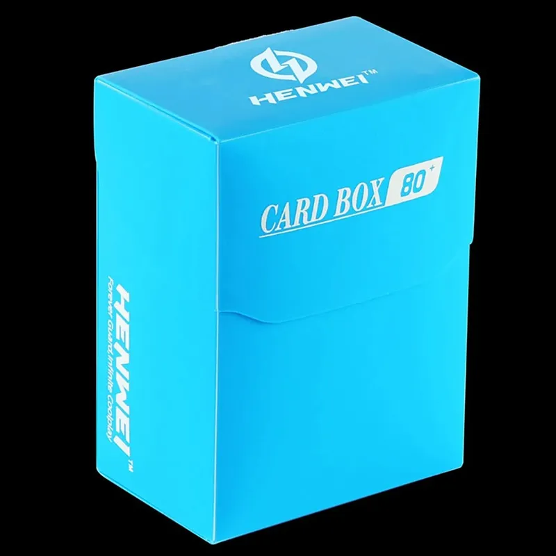 80+Card Deck Box PP Material Portable Many Color TCG Cards Case for MTG/YGO/TCG Gathering PP Storage