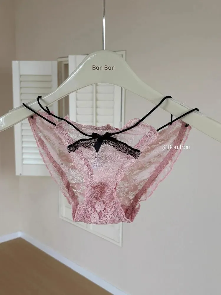 French Lace Push Up Lingerie Set for Women Sexy Deep Plunge Demi Bra Gather Small Bust Big Look Daily Comfort Wear S-XL