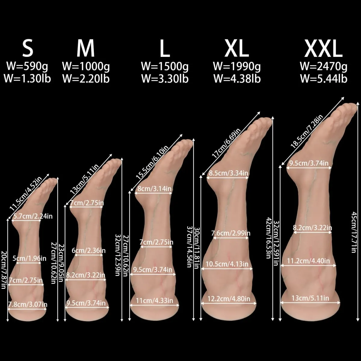 Huge Silicone Foot Butt Plug Thick Leg Dildo Large Anal Plug Anal Expander Masturbator Anus Dilator Sex Toys Adult Toy Sex Shop