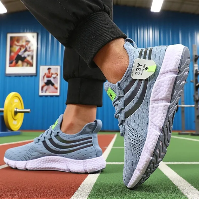 Heren Mesh Sneakers Lichtgewicht Comfortabele Zachte Ademende Loopschoenen Atletische Jogging Tenis Multi Gekleurde Wandelschoenen Heren