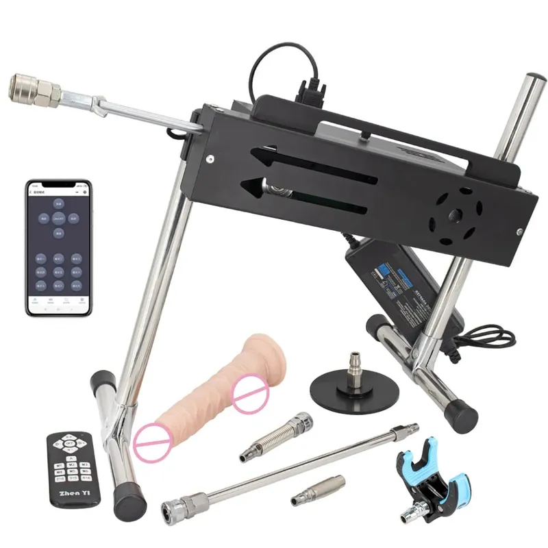 200W Super Powerful Sex Machine for Adult Masturbation Intelligent App Control Premium Love Machine with Dildo Adult Sex Toys