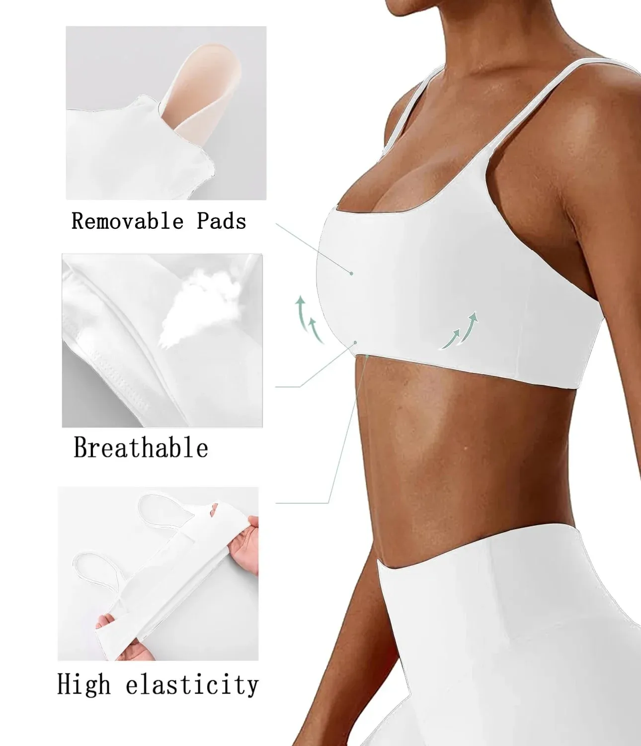 Super soft fabric back sports bra high-quality yoga clothes for women fitness running bra sexy knitted suspender