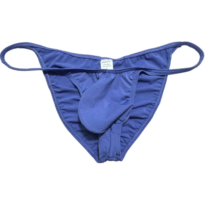 Men's Soft Micro Briefs Underwear Breathable Lightweight Ultrathin Bikini Briefs Men Low Rise Mini Triangle Cut Mini Panties