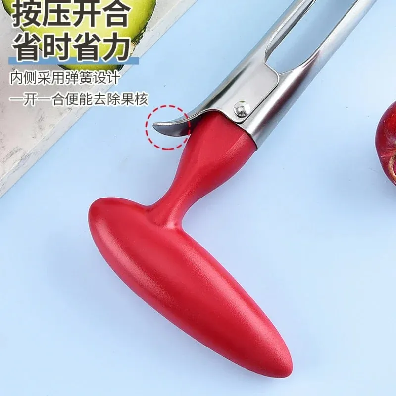 Premium Apple Corer Stainless Steel Apple Pears Core Remover Tool Fruit Cutter Seeder Slicer Knife Mga Tool sa Gulay sa Kusina
