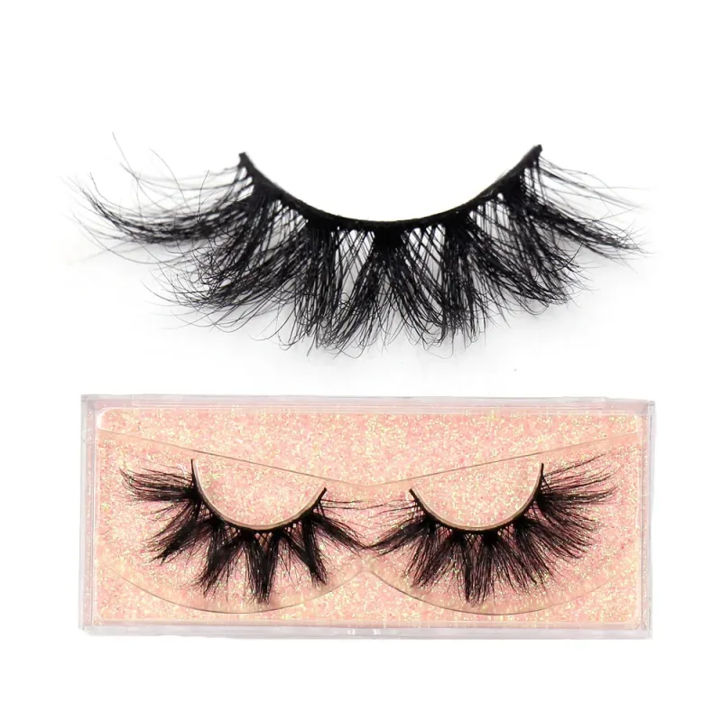 3D Mink Lashes Soft Hair False Eyelashes Fluffy Volume Wispy Fake Eyelashes Extension Makeup