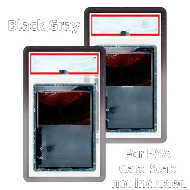Gradient Silicone Bumper Case Guard Protector Display Sleeves Skin TPU for PSA 35PT Graded Card Slab Sports Game Storage Holder