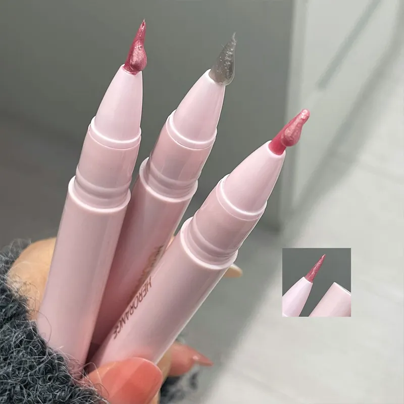 Peachy Pink Brightening Aegyo Sal Pencil Sparkling Highlighter Lying Silkworm Pen Fine Glitter Pearlescent Natural Eye Makeup