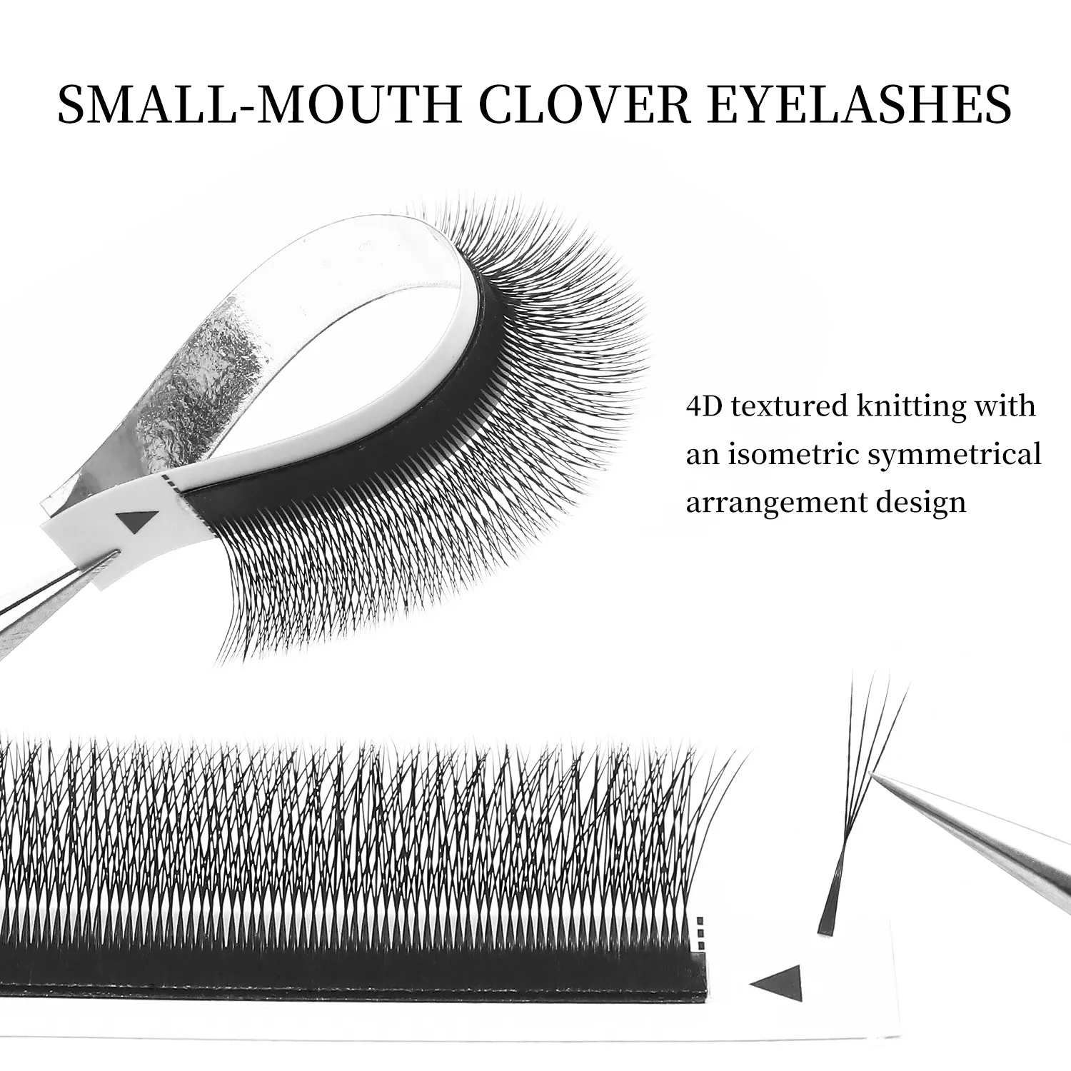 Narrow 2D Y 3D 4D 5D Eyelash Extension V-Shaped Volume Fans W Shape Eyelashes BASF Natural Dense Faux Mink Lashes