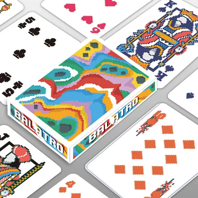 Classic Cartoon Balatro Joker Poker Card Set Kids Portable Playing Hobby Collectibles Cards Games Party Toy Deck Collection