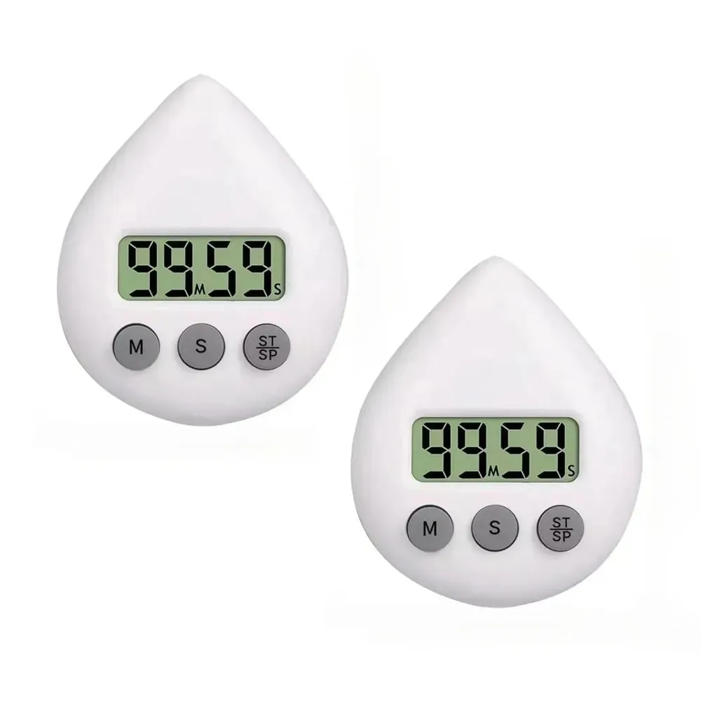 Waterproof Shower Clock Timer Splash Resistant Timer Magnetic Digital Timer Sports Visual Clock for Home Office School Kitchen