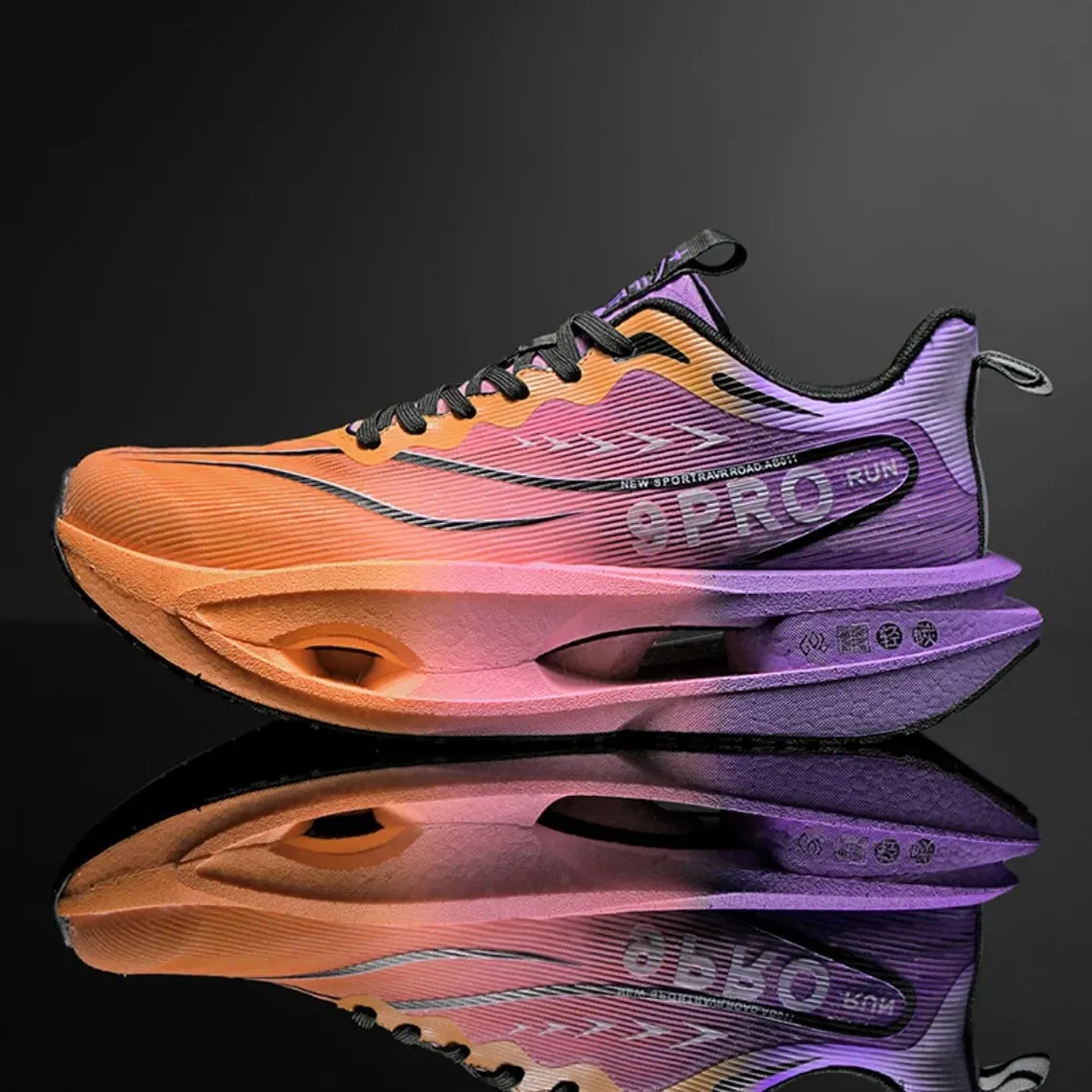 Carbon Plate Marathon Running Shoes Men Women Breathable Lightweight Sports Casual Sneakers Comfortable Athletic Shoes