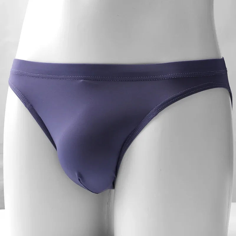 Pakaian Dalam Bikini Lelaki Ultra Nipis U Convex Pouch Pakaian Dalam Wanita Seluar Dalam Anjal Tinggi Pinggang Rendah Cepat Kering Calzoncillos Hombre