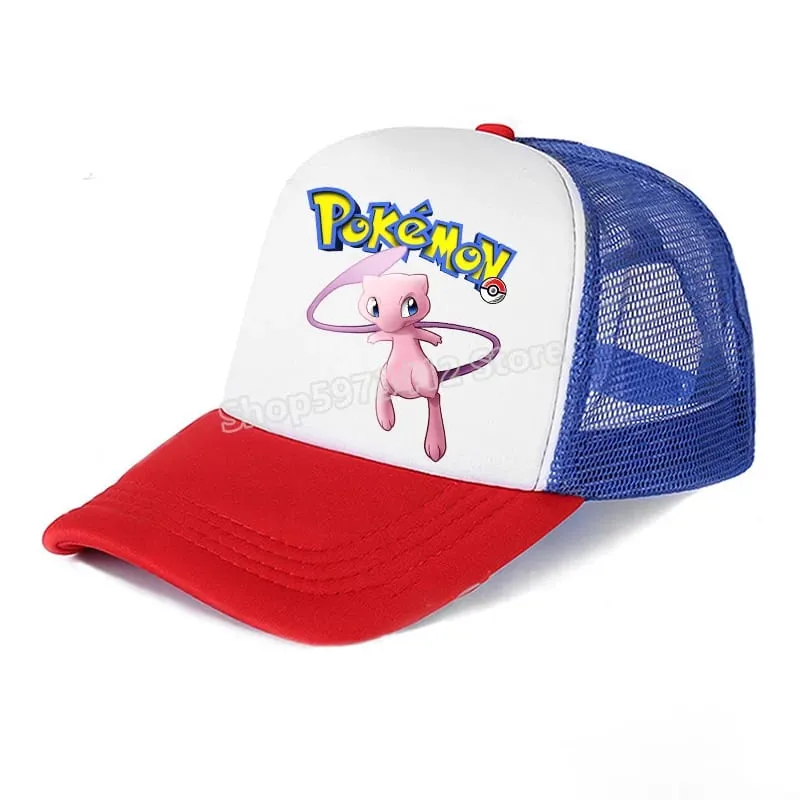 Pokemons Baseball Cap Pikachu Charizard Gengar cartoon Peaked Hat Kid Adult Summer Outdoor Sport Hat Boy Casual Fashion Cap Gift