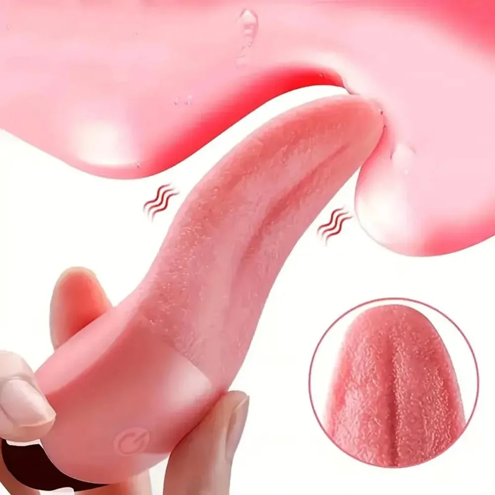 10 Modes Tongue Licking Vibrator For Women G Spot Clitoral Stimulator Dildo Nipple Female Masturbator Vibrators Sex Toys Aldult