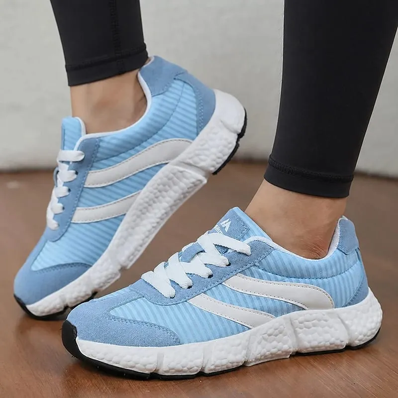 Unisex EVA Soft Sole Running Shoes Lightweight Vintage Casual Sneakers Big Size Breathable Wear Resistant Walking Tennis Shoes